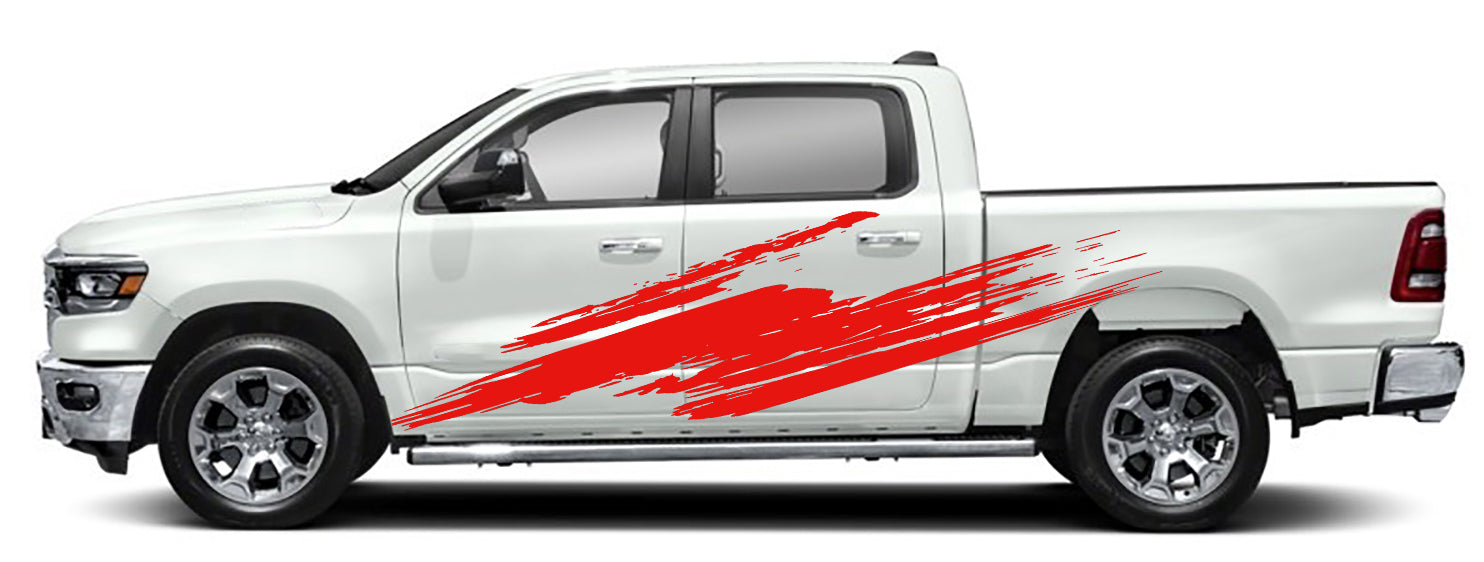 Mud Splash Brush Side Decals for Dodge Ram 5th Gen
