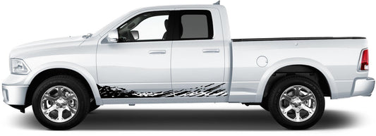 mud splash side stripe for dodge ram 2009 to 2018 models