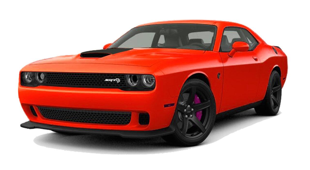Dodge Challenger SRT Hellcat Hood Decal : Vinyl Graphics Kit Fits (2014-2023)