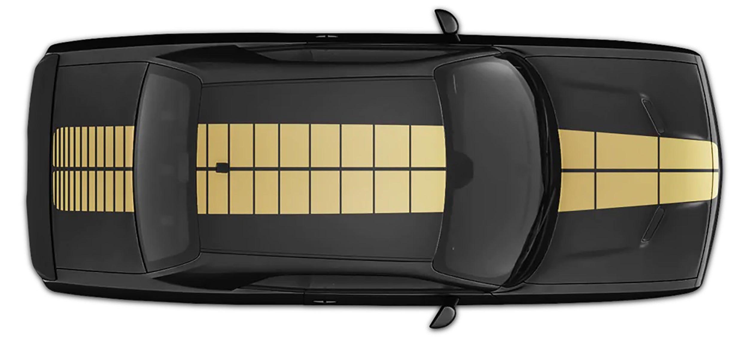 Dodge Challenger (All Models and Make) Custom Decals, Graphics and Stickers - Puls Rally Full Body Stripes - Jkprostickers