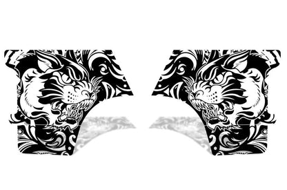 Dodge Ram Tiger Bed Decals (Pair) : Vinyl Graphics Kit Fits (2002-2008)