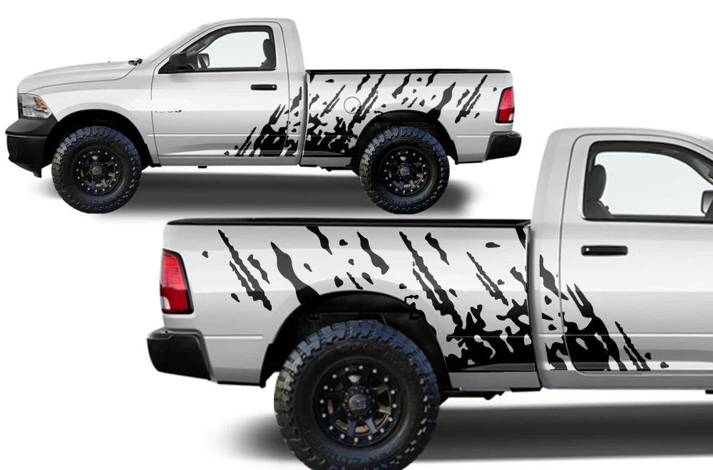    dodge_ram_1500_2500_3500_2009-2018_6.5_custom_vinyl_wrap_splasg_bed_decal_kit_black