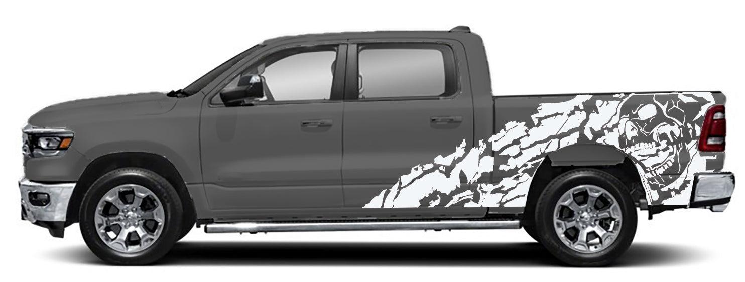 Dodge Ram 1500/2500 (2019-2023) Custom Vinyl Decals, Graphics and Stickers - Nightmare Kit (Pair) - Jkprostickers