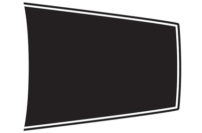 F-150 (2015-2020) | Custom Decals, Graphics and Stickers - Blackout Style 2 Hood Decal - Jkprostickers