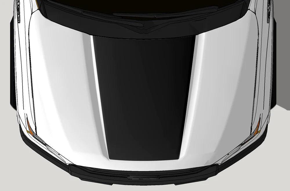 Ford F-150 Blackout Hood Decal : Vinyl Graphics Kit Fits (2015-2020)