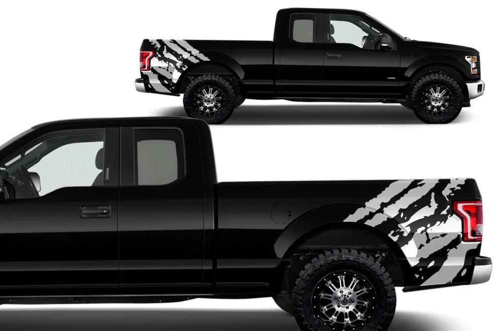 Ford F-150 (2015-2020) | Custom Decals, Graphics and Stickers - Ripped Bed Kit - Jkprostickers