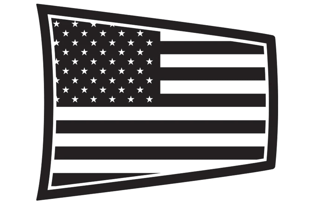 Ford F-150 (2015-2020) Custom Decals, Graphics and Stickers - Patriot American Flag Hood Decal - Jkprostickers