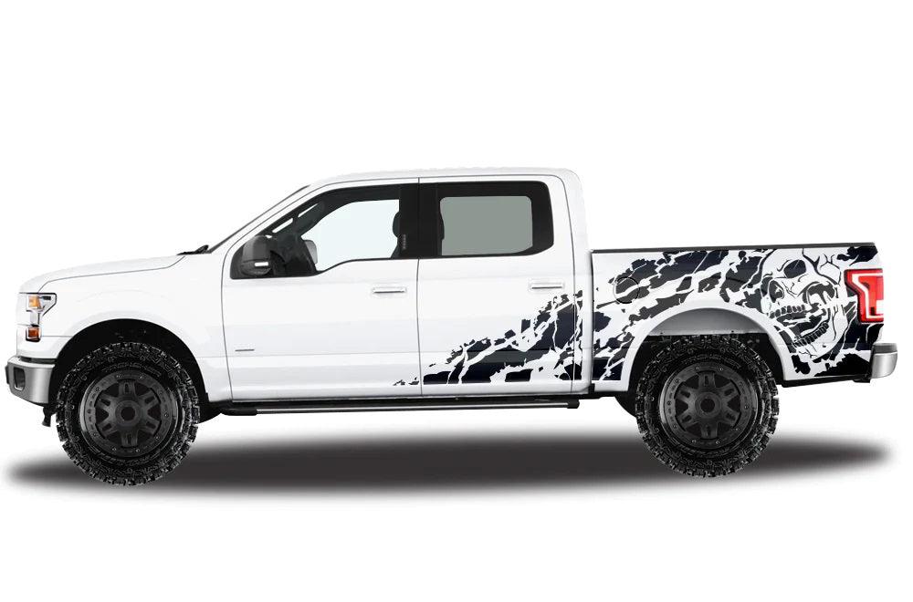 Ford F-150 Nightmare Decals (Pair) : Vinyl Graphics Kit Fits (2015-2020)