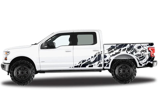 Ford F-150 Nightmare Decals (Pair) : Vinyl Graphics Kit Fits (2015-2020)