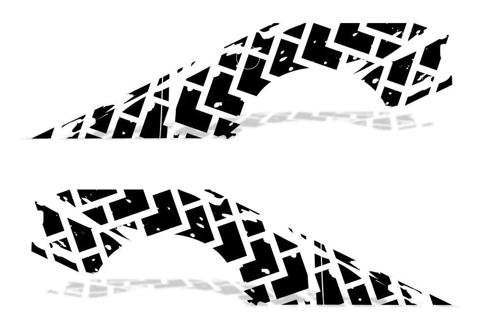 Ford F-150 SuperCrew (2015-2020) | Custom Decals, Graphics and Stickers - Tire Track Decal Kit - Jkprostickers