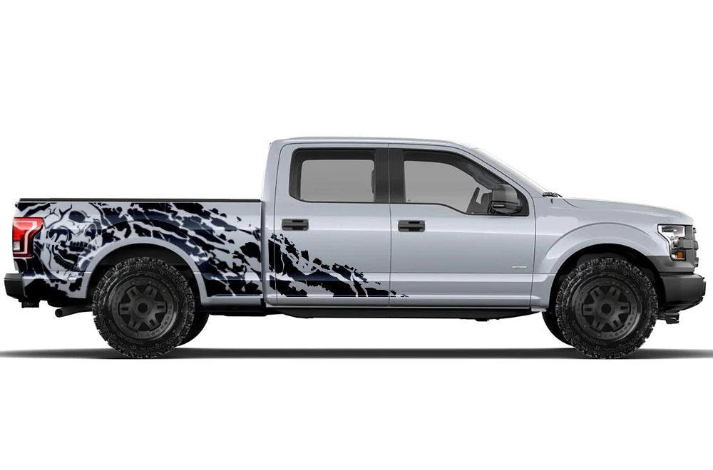 Ford F-150 Nightmare Decals (Pair) : Vinyl Graphics Kit Fits (2015-2020)