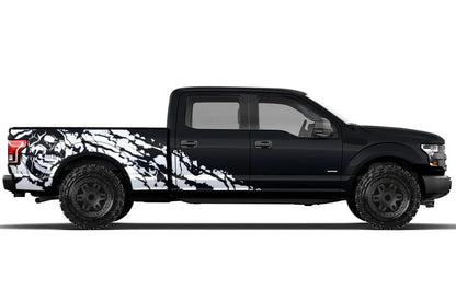 Ford F-150 SuperCrew (2015-2020) | Custom Decals, Graphics and Stickers - Nightmare Decal Kit - Jkprostickers