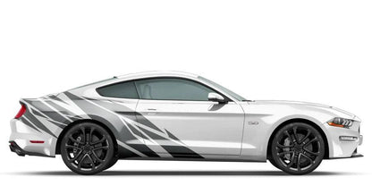 Ford Mustang (2005 to 2014) Custom Decals, Graphics and Stickers - Warlord Fender Wrap Kit - Jkprostickers