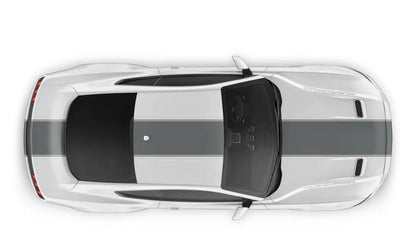 Ford Mustang (2015-2022) Custom Decals, Graphics and Stickers - Roush Stage 3 Racing Stripes - Jkprostickers