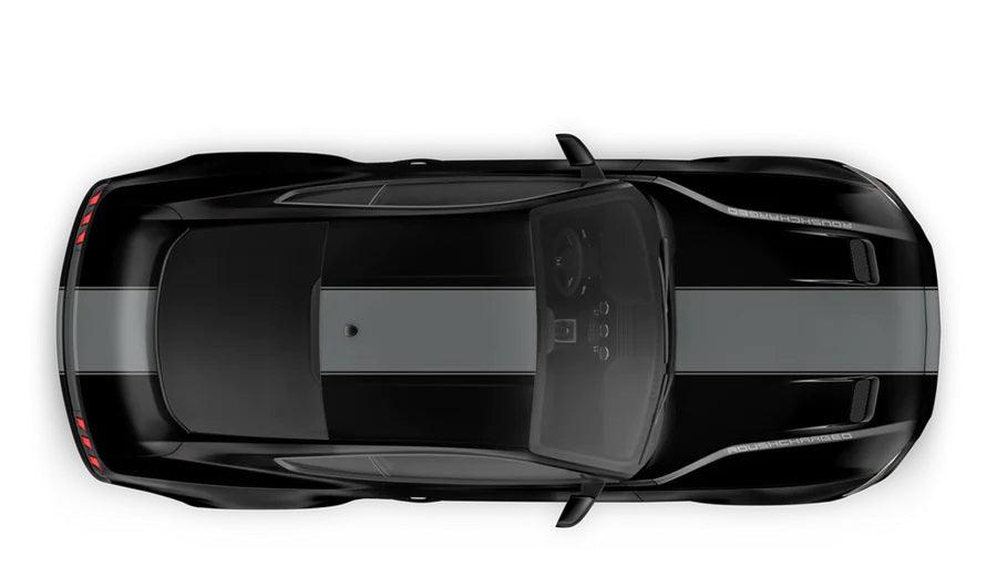Ford Mustang (2015-2022) Custom Decals, Graphics and Stickers - Roush Stage 3 Racing Stripes - Jkprostickers