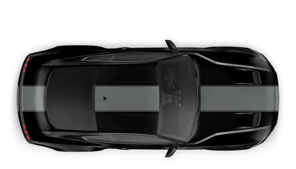 Ford Mustang (2015-2022) Custom Decals, Graphics and Stickers - Roush Stage 3 Racing Stripes - Jkprostickers