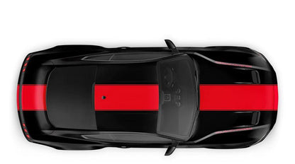 Ford Mustang (2015-2022) Custom Decals, Graphics and Stickers - Roush Stage 3 Racing Stripes - Jkprostickers