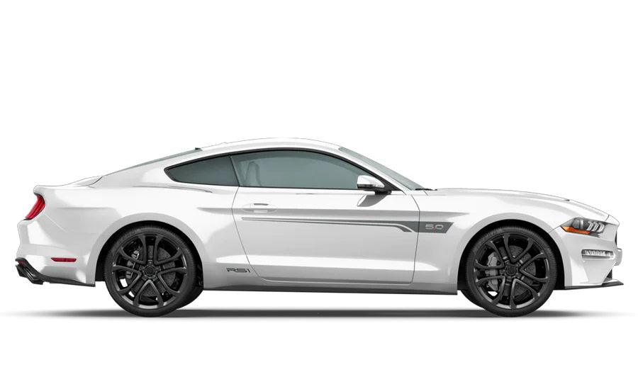 Ford Mustang (2015-2022) Custom Decals, Graphics and Stickers - Roush Side Door Stripes - Jkprostickers