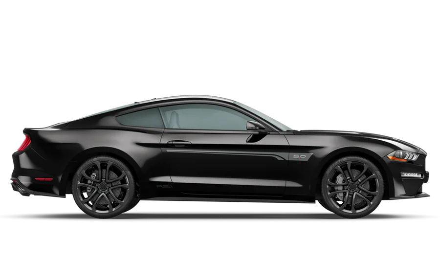 Ford Mustang (2015-2022) Custom Decals, Graphics and Stickers - Roush Side Door Stripes - Jkprostickers