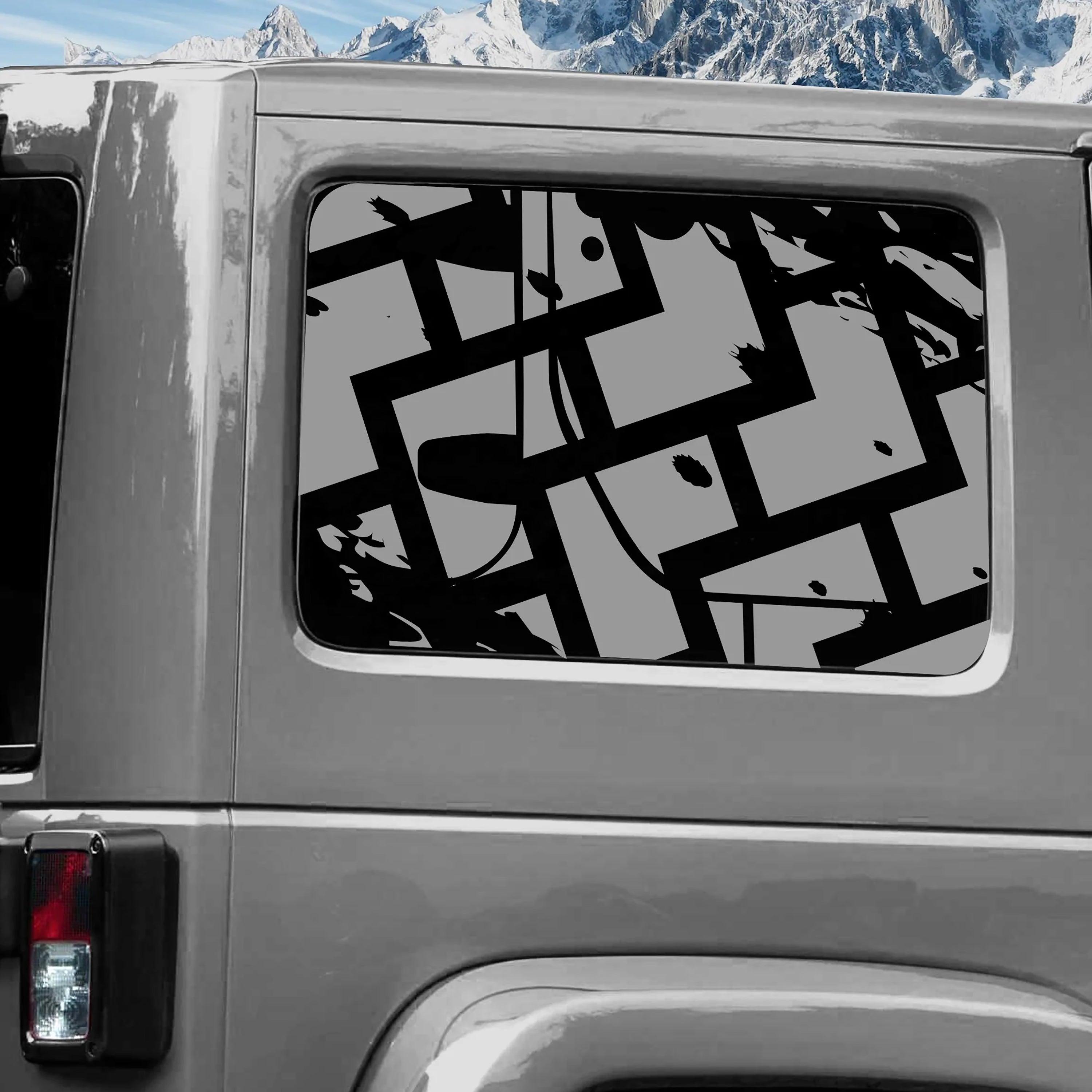    jeep_wrangler_2007-2022_custom_vinyl_wrap_tire_track_rear_window_back_window_decal_kit_gray