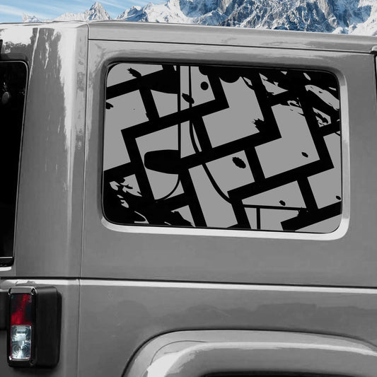    jeep_wrangler_2007-2022_custom_vinyl_wrap_tire_track_rear_window_back_window_decal_kit_gray