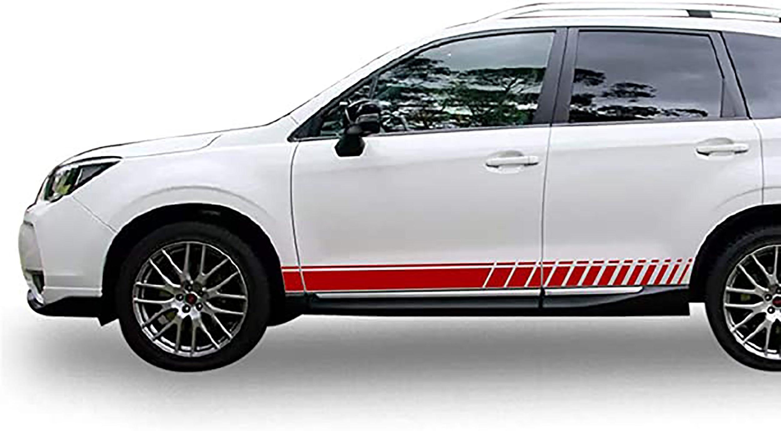 Racing Strips for Subaru Forester (2012-2016) Auto Vinyl Graphics ...