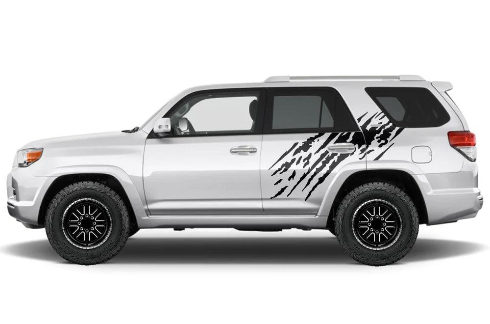 Toyota 4Runner Mud Splash Side Decals (Pair) : Vinyl Graphics Kit Fits (2010-2017)