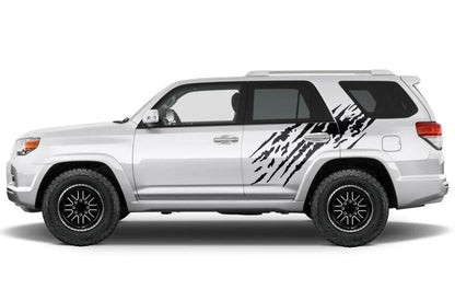 Toyota 4Runner Mud Splash Side Decals (Pair) : Vinyl Graphics Kit Fits (2010-2017)