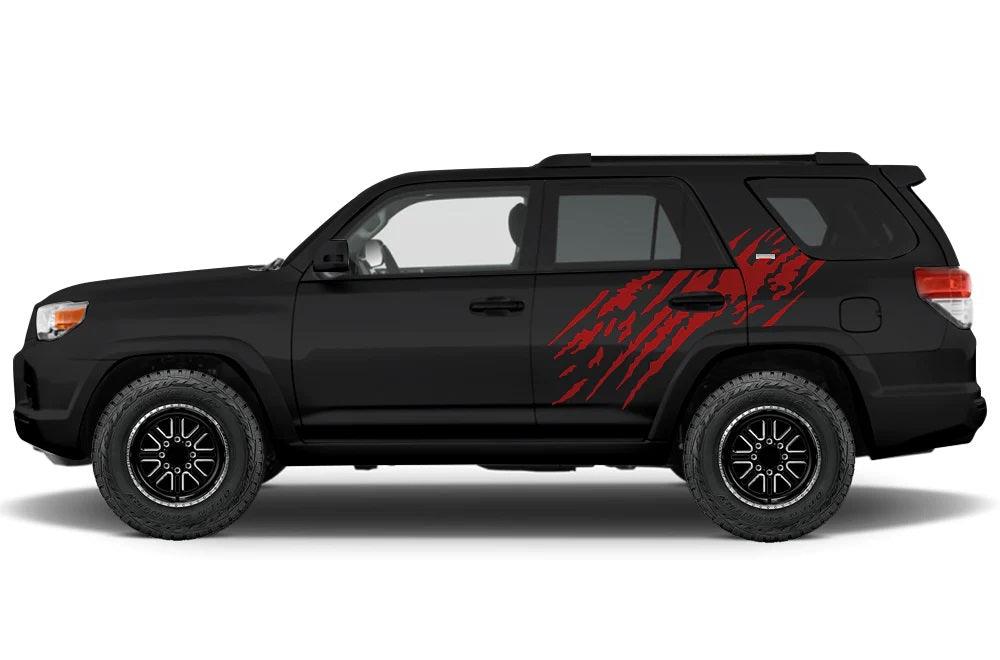 Toyota 4Runner (2010-2017) Custom Decals, Graphics and Stripes - Mud Splash Side Kit - Jkprostickers